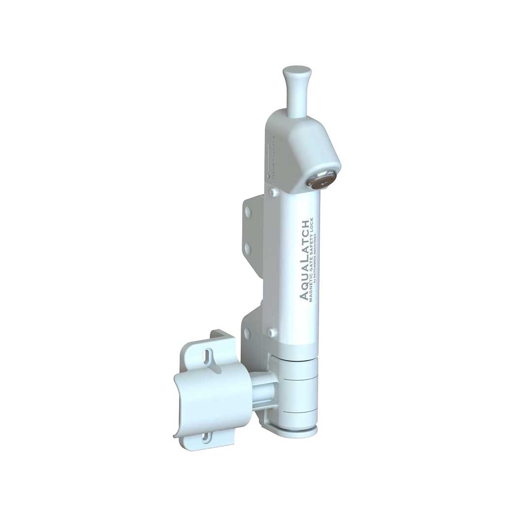 Nationwide Industries [AQUA10-WH] Magnetic Gate Latch