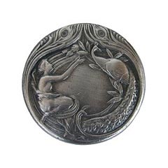 Notting Hill Nhk 123 Ap Solid Pewter Cabinet Knob Peacock Lady