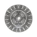 Notting Hill [NHK-208-AP] White Metal Cabinet Knob - Kensington - Antique Pewter Finish - 1 1/2" Dia.