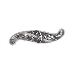 Notting Hill [NHK-209-AP] White Metal Cabinet Knob - Chelsea - Antique Pewter Finish - 3" W