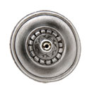 Notting Hill [NHK-210-AP] White Metal Cabinet Knob - Portobello Road w/ Swarovski Crystal - Antique Pewter Finish - 1 1/4" Dia.