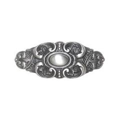 Notting Hill [NHK-211-AP] White Metal Cabinet Knob - Queensway - Antique Pewter Finish - 2 5/8&quot; W