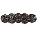 Notting Hill [NHP-605-AB] Solid Pewter Cabinet Pull Handle - Ivy w/ Berries - Antique Brass Finish - 4" L