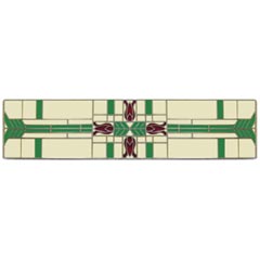 Notting Hill [NHP-617-AP-A] Solid Pewter Cabinet Pull Handle - Prairie Tulips - Antique Pewter Finish - Spring Green - 3 3/4" L