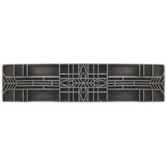 Notting Hill [NHP-617-AP] Solid Pewter Cabinet Pull Handle - Prairie Tulips - Antique Pewter Finish - 3 3/4&quot; L