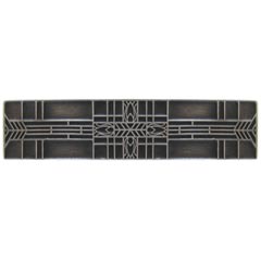 Notting Hill [NHP-617-AP] Solid Pewter Cabinet Pull Handle - Prairie Tulips - Antique Pewter Finish - 3 3/4" L