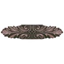 Notting Hill [NHP-625-BZ] Solid Bronze Cabinet Pull Handle - Opulent Scroll - Antique Bronze Finish - 3 3/4" L