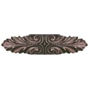 Notting Hill [NHP-625-BZ] Solid Bronze Cabinet Pull Handle - Opulent Scroll - Antique Bronze Finish - 3 3/4" L