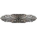 Notting Hill [NHP-625-SN] Solid Pewter Cabinet Pull Handle - Opulent Scroll - Satin Nickel Finish - 3 3/4&quot; L