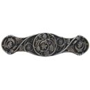 Notting Hill [NHP-629-AP] Solid Pewter Cabinet Pull Handle - Grapevines - Antique Pewter Finish - 4&quot; L