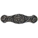 Notting Hill [NHP-629-AP] Solid Pewter Cabinet Pull Handle - Grapevines - Antique Pewter Finish - 4&quot; L