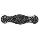 Notting Hill [NHP-629-BN] Solid Pewter Cabinet Pull Handle - Grapevines - Brite Nickel Finish - 4&quot; L