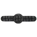 Notting Hill [NHP-639-AP] Solid Pewter Cabinet Pull Handle - Classic Weave - Antique Pewter Finish - 4 1/8" L