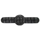 Notting Hill [NHP-639-AP] Solid Pewter Cabinet Pull Handle - Classic Weave - Antique Pewter Finish - 3" C/C - 4 1/8" L