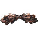 Notting Hill [NHP-644-AC] Solid Pewter Cabinet Pull Handle - Oak Leaf - Antique Copper Finish - 3&quot; C/C - 4&quot; L