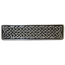 Notting Hill [NHP-657-AP] Solid Pewter Cabinet Pull Handle - Celtic Isles - Antique Pewter Finish - 3&quot; C/C - 3 7/8&quot; L