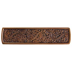 Notting Hill [NHP-659-AC] Solid Pewter Cabinet Pull Handle - Saddleworth - Antique Copper Finish - 3 7/8&quot; L