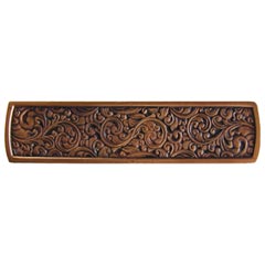 Notting Hill [NHP-659-AC] Solid Pewter Cabinet Pull Handle - Saddleworth - Antique Copper Finish - 3 7/8" L