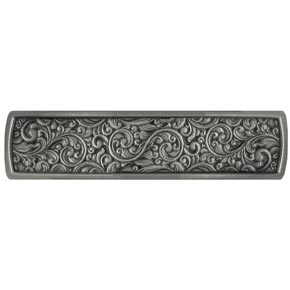Notting Hill [NHP-659-AP] Solid Pewter Cabinet Pull Handle - Saddleworth - Antique Pewter Finish - 3 7/8" L