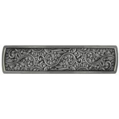 Notting Hill [NHP-659-AP] Solid Pewter Cabinet Pull Handle - Saddleworth - Antique Pewter Finish - 3 7/8" L