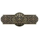 Notting Hill [NHP-670-BB] Solid Pewter Cabinet Pull Handle - Renaissance - Brite Brass Finish - 4&quot; L