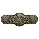 Notting Hill [NHP-670-BB] Solid Pewter Cabinet Pull Handle - Renaissance - Brite Brass Finish - 4&quot; L