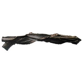 Notting Hill [NHP-672-DB-L] Solid Pewter Cabinet Pull Handle - Leafy Branch - Left Side - Dark Brass Finish - 5" L