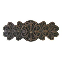 Notting Hill [NHP-676-DB] Solid Pewter Cabinet Pull Handle - Chateau - Dark Brass Finish - 4 1/8&quot; L