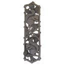 Notting Hill [NHP-677-DB] Solid Pewter Cabinet Pull Handle - Grey Squirrel - Vertical - Dark Brass Finish - 5" L