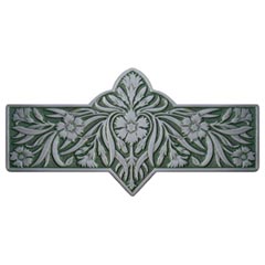 Notting Hill [NHP-678-AP-C] Solid Pewter Cabinet Pull Handle - Dianthus - Sage - Antique Pewter Finish - 4 3/8&quot; L
