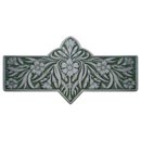 Notting Hill [NHP-678-AP-C] Solid Pewter Cabinet Pull Handle - Dianthus - Sage - Antique Pewter Finish - 4 3/8" L