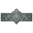 Notting Hill [NHP-678-AP-C] Solid Pewter Cabinet Pull Handle - Dianthus - Sage - Antique Pewter Finish - 3&quot; C/C - 4 3/8&quot; L