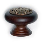 Wood - Dark Walnut Finish - Notting Hill Decorative Knobs