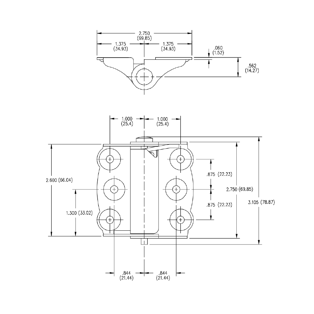 PBB B2920602 Screen Door Spring Hinge PBB B2920602 Screen Door Spring Hinge