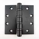 PBB Architectural [4B51800] Stainless Steel Door Butt Hinge - Ball Bearing - Full Mortise - Heavy Weight - Square Corner - Black Finish - 4 1/2" H x 4 1/2" W