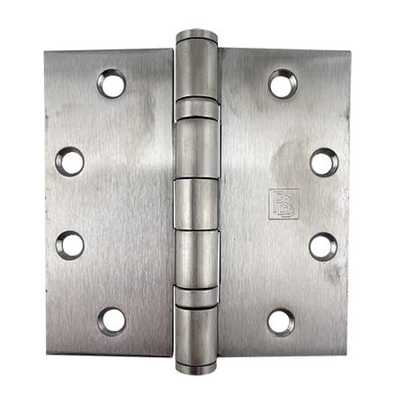 4-1/2 in. x 4-1/2 in. Stainless Steel Full Mortise Hinge with Ball Bearings