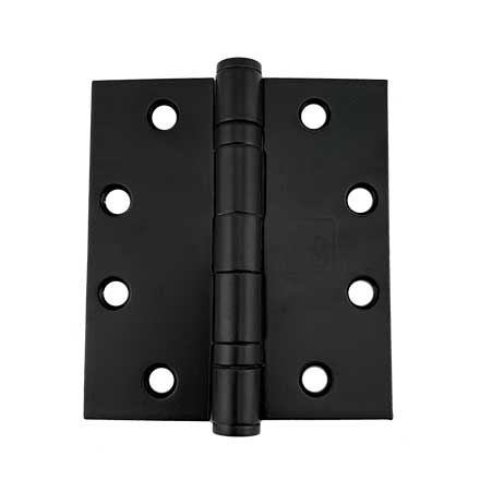 PBB Architectural [BB514540800] Stainless Steel Door Butt Hinge - Ball Bearing - Full Mortise - Standard Weight - Square Corner - Black Finish - 4 1/2" H x 4" W
