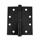 PBB Architectural [BB514540800] Stainless Steel Door Butt Hinge - Ball Bearing - Full Mortise - Standard Weight - Square Corner - Black Finish - 4 1/2" H x 4" W