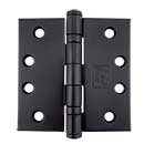 PBB Architectural [BB514040800] Stainless Steel Door Butt Hinge - Ball Bearing - Full Mortise - Standard Weight - Square Corner - Black Finish - 4" H x 4" W