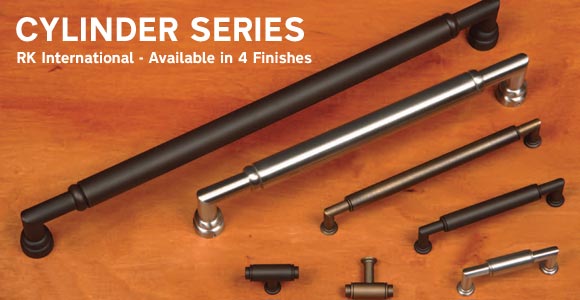 RK International Cylinder Series Decorative Cabinet Hardware