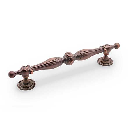 RK International [PH-4620-DC] Solid Brass Appliance/Door Pull Handle - Augustine Series - Distressed Copper Finish - 10 3/4" C/C - 14 1/2" L