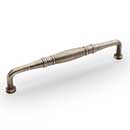 RK International [PH-4621-DN] Solid Brass Appliance/Door Pull Handle - Barrel Middle - Distressed Nickel Finish - 12&quot; C/C - 13&quot; L