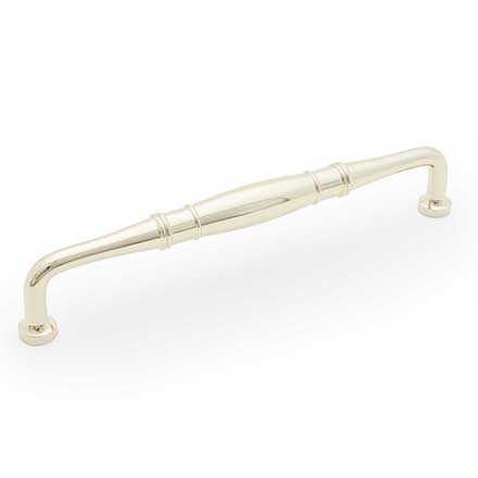 RK International [PH-4621-PN] Solid Brass Appliance/Door Pull Handle - Barrel Middle - Polished Nickel Finish - 12&quot; C/C - 13&quot; L