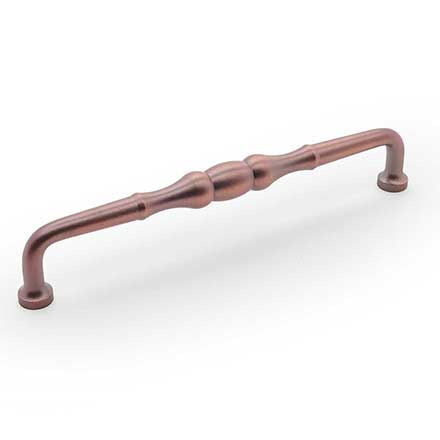 RK International [PH-4701-DC] Solid Brass Appliance/Door Pull Handle - Beaded Middle - Distressed Copper Finish - 12&quot; C/C - 13&quot; L