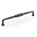 RK International [PH-4701-DN] Solid Brass Appliance/Door Pull Handle - Beaded Middle - Distressed Nickel Finish - 12&quot; C/C - 13&quot; L