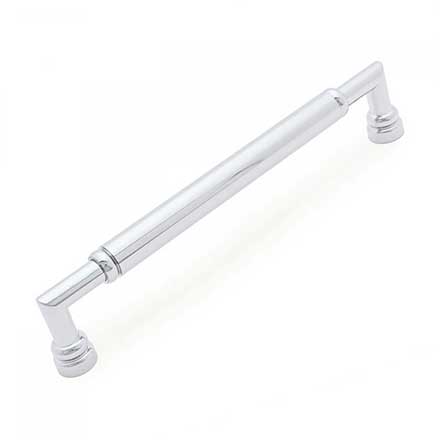 RK International [PH-4880-PC] Solid Brass Appliance/Door Pull Handle - Cylinder Middle - Polished Chrome Finish - 12" C/C - 13 1/32" L