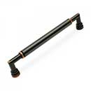 RK International [PH-4880-VB] Solid Brass Appliance/Door Pull Handle - Cylinder Middle - Valencia Bronze Finish - 12&quot; C/C - 13 1/32&quot; L