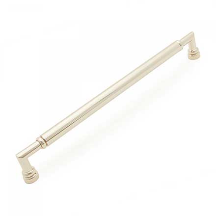 RK International [PH-4881-PN] Solid Brass Appliance/Door Pull Handle - Cylinder Middle - Polished Nickel Finish - 18&quot; C/C - 19 3/32&quot; L