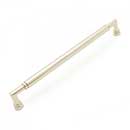 RK International [PH-4881-PN] Solid Brass Appliance/Door Pull Handle - Cylinder Middle - Polished Nickel Finish - 18&quot; C/C - 19 3/32&quot; L