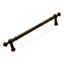 RK International [PH-4622-RB] Solid Brass Appliance/Door Pull Handle - Plain w/ Decorative Ends - Oil Rubbed Bronze Finish - 12&quot; C/C - 14 3/4&quot; L